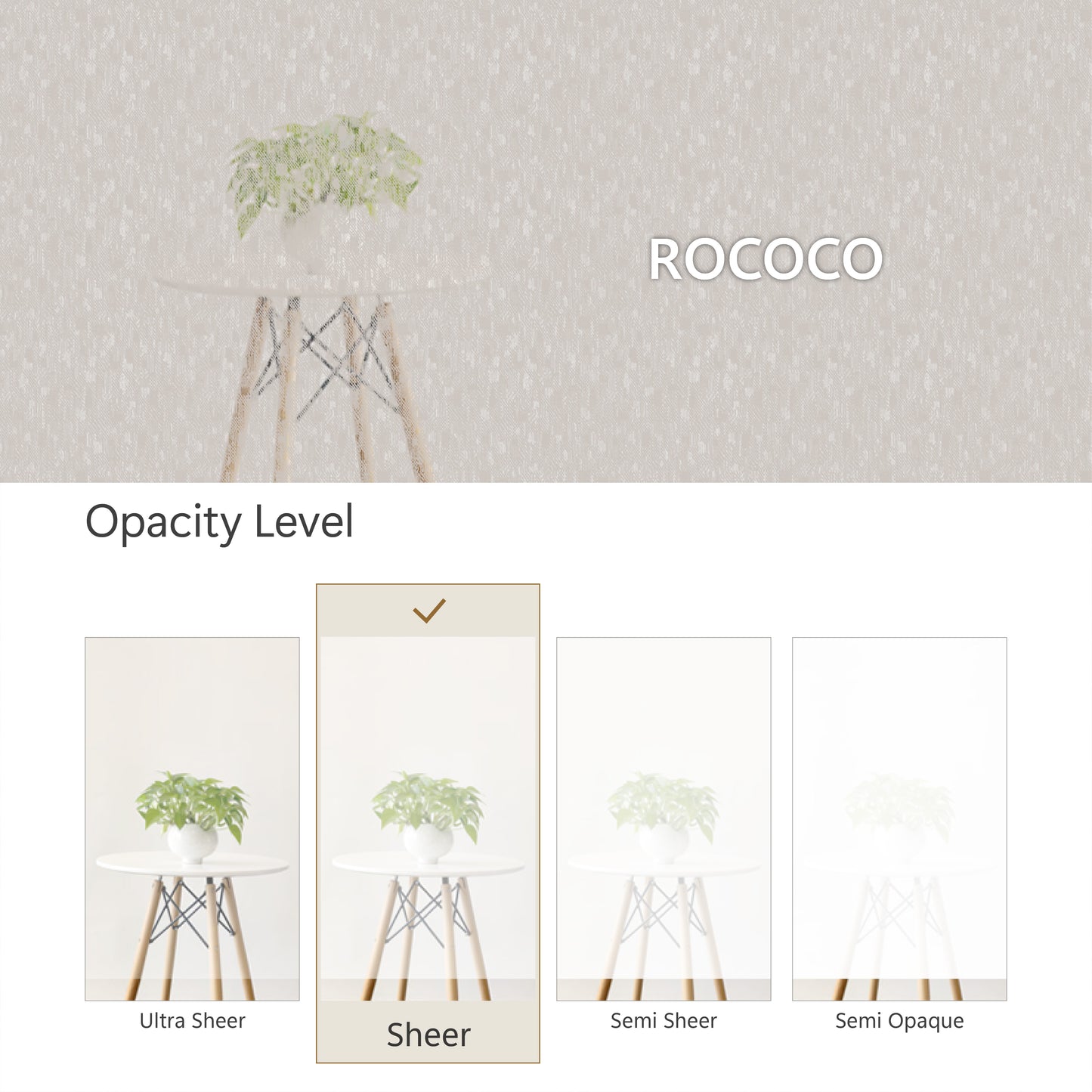 Hanging Room Divider, Designer Knit, 36" x 96" Pack of 2, Rococo