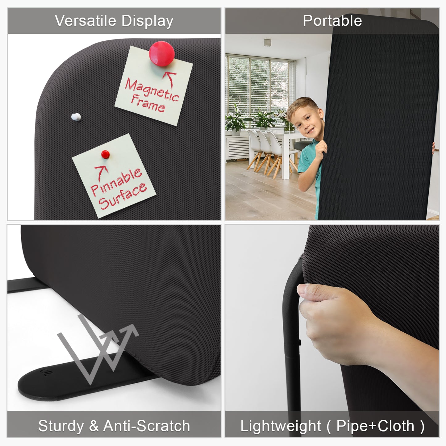 Standing Room Divider 29"x65", Midnight