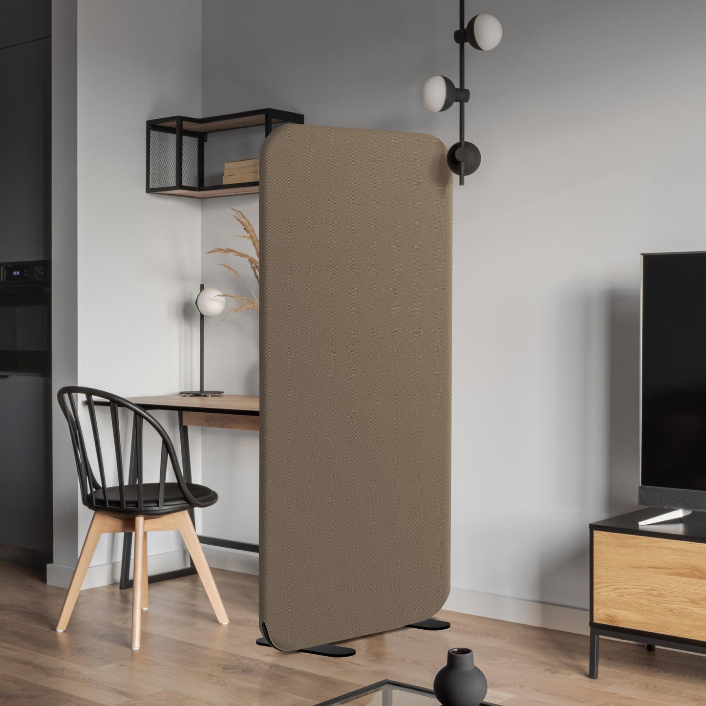 Standing Room Divider 29"x65", Taupe