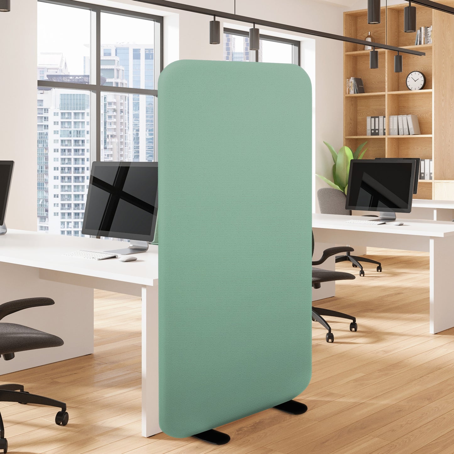 Standing Room Divider 29"x65", Aqua