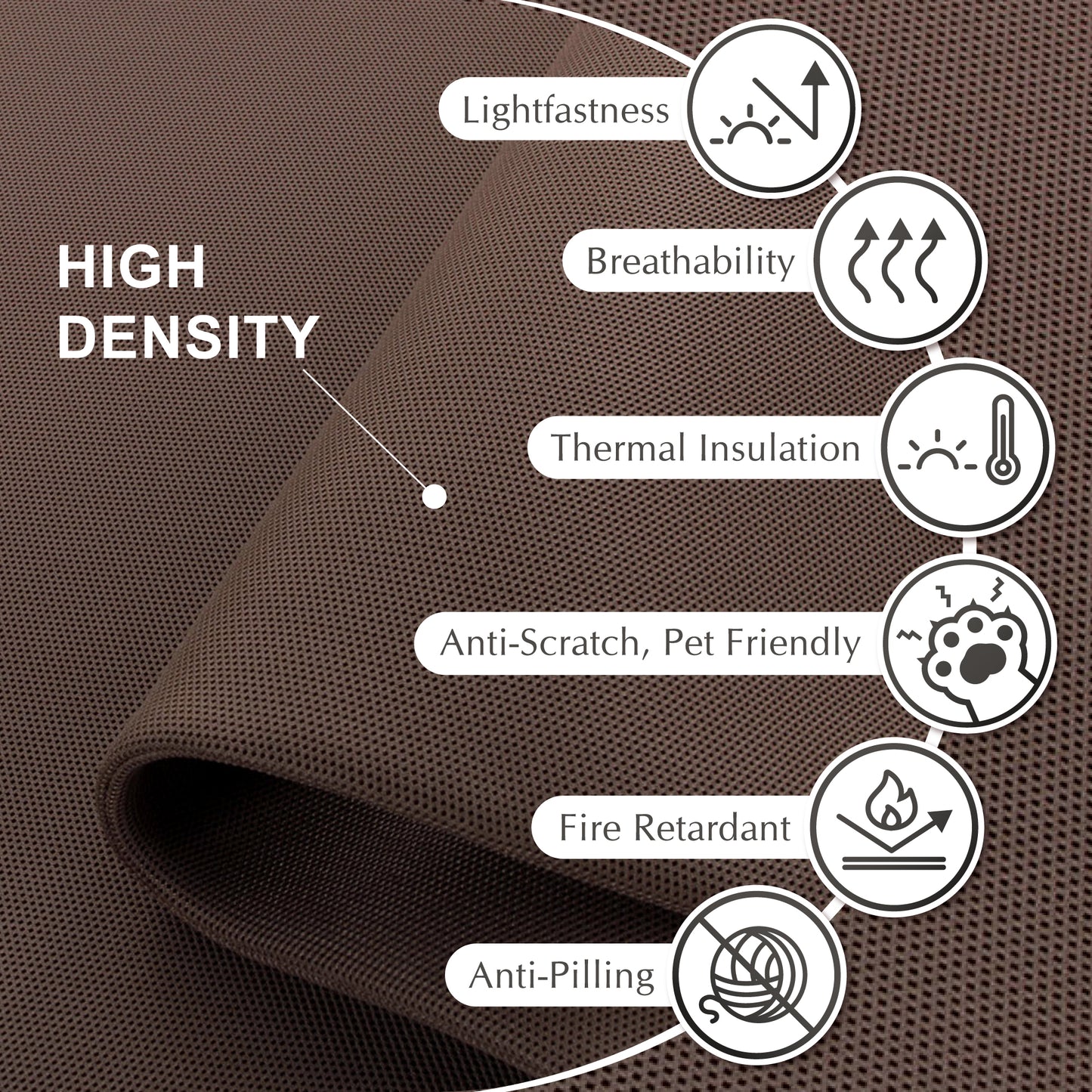Standing Room Divider 29"x65", Caramel