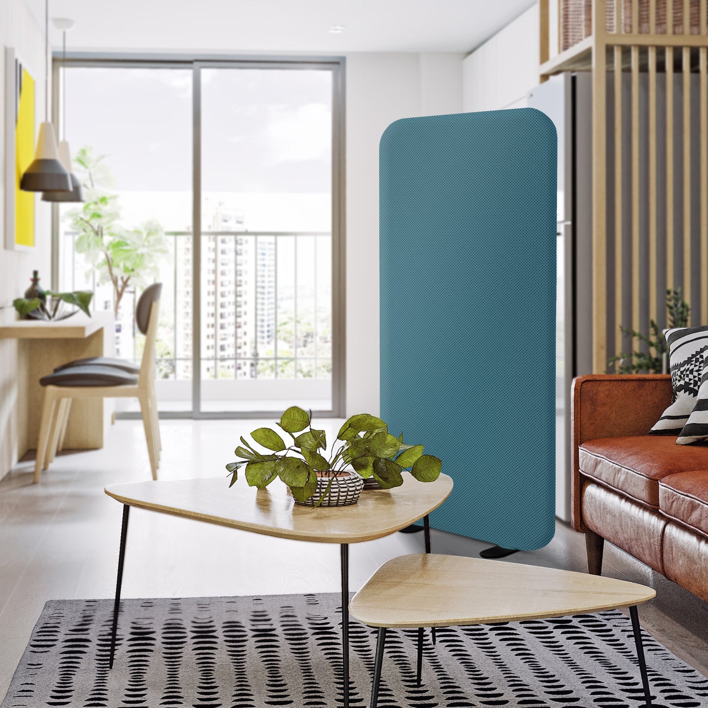 Standing Room Divider 29"x65", Sapphire