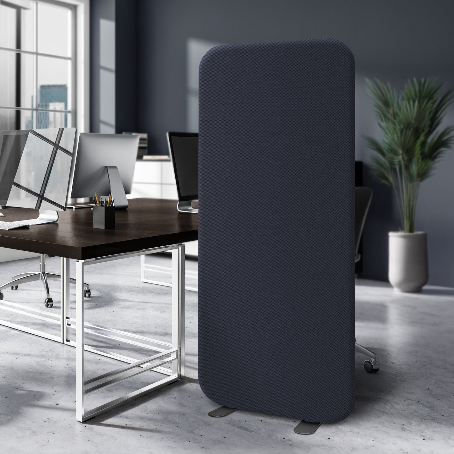 Standing Room Divider 29"x65", Cobalt