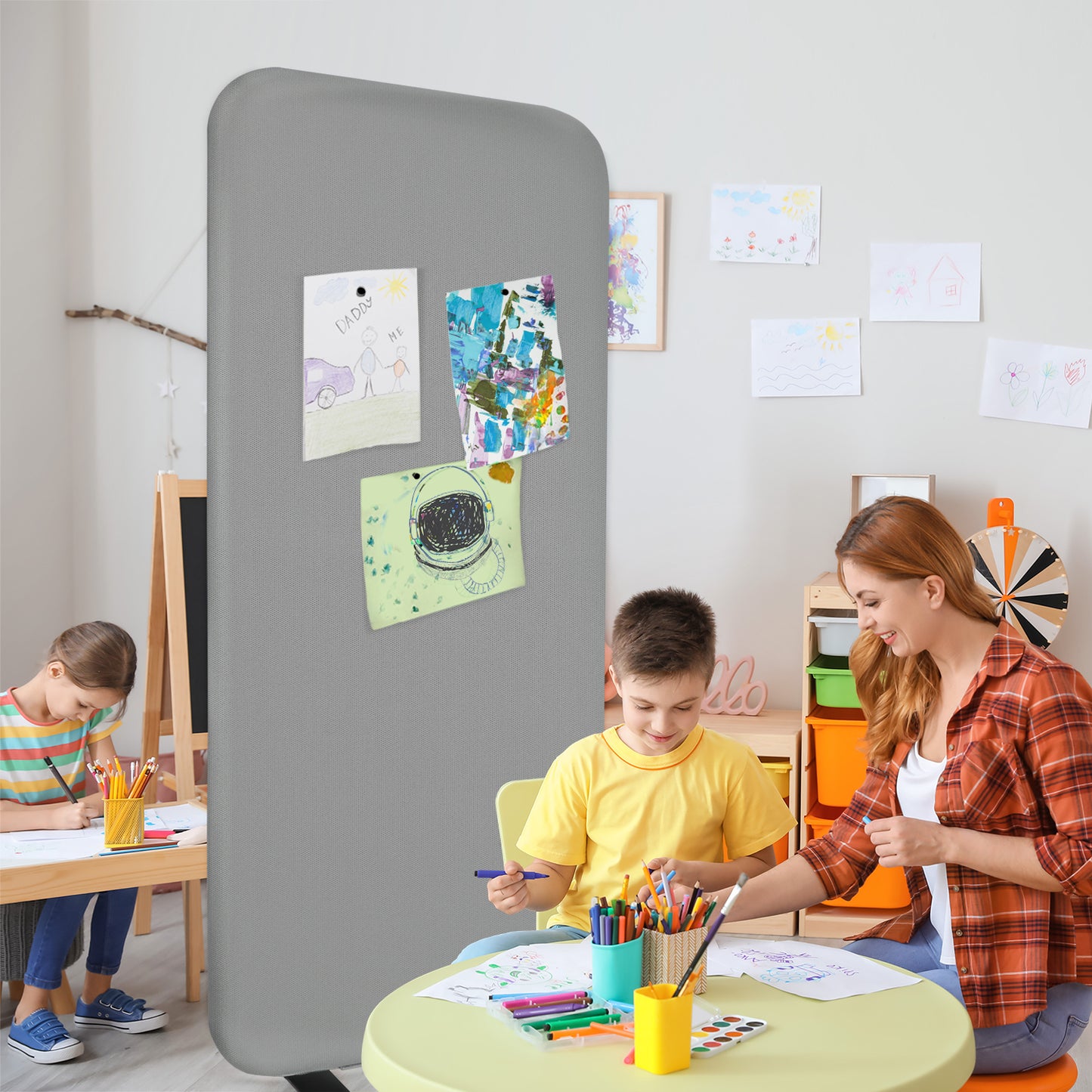 Standing Room Divider, 29"x65", Steel