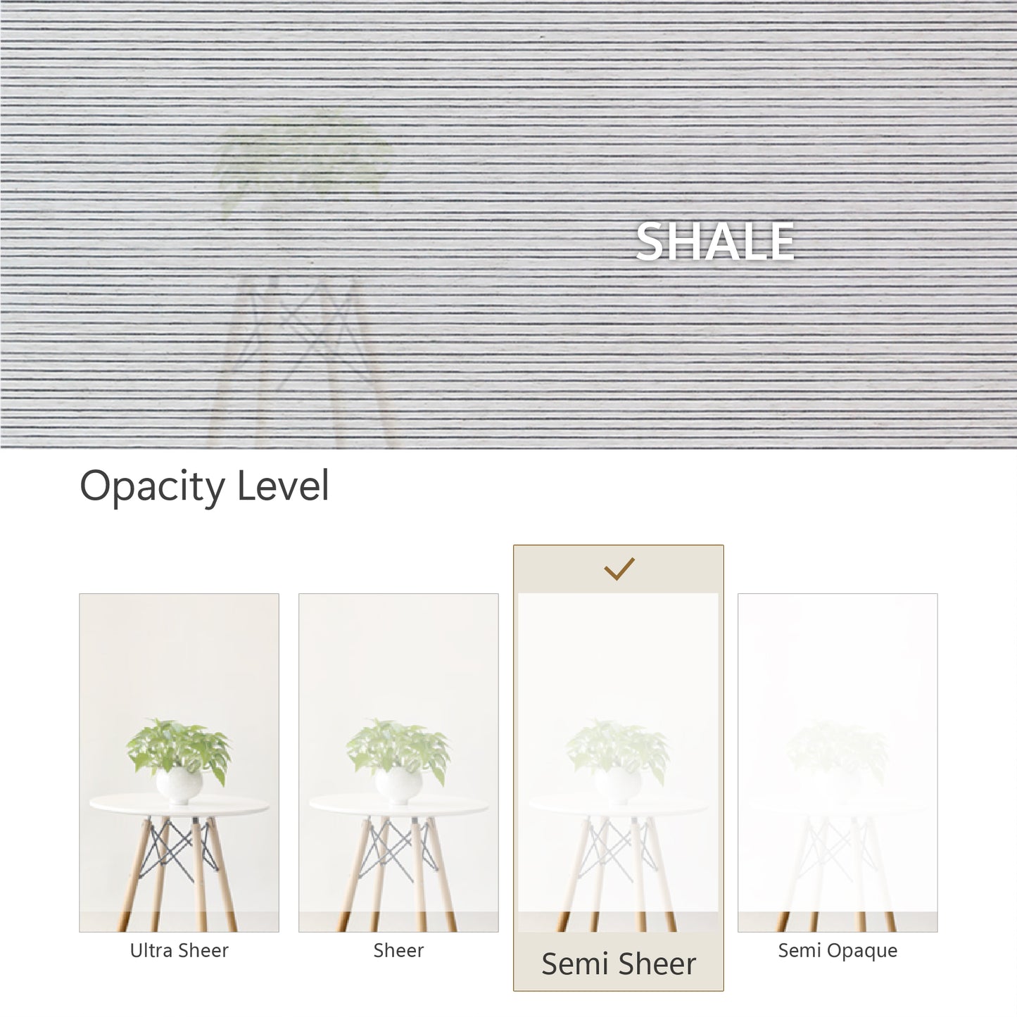 Hanging Room Divider, Natural Woven, 36" x 96" Pack of 2, Shale