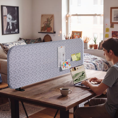 Freestanding Desk Divider 48"x18", Dandelion