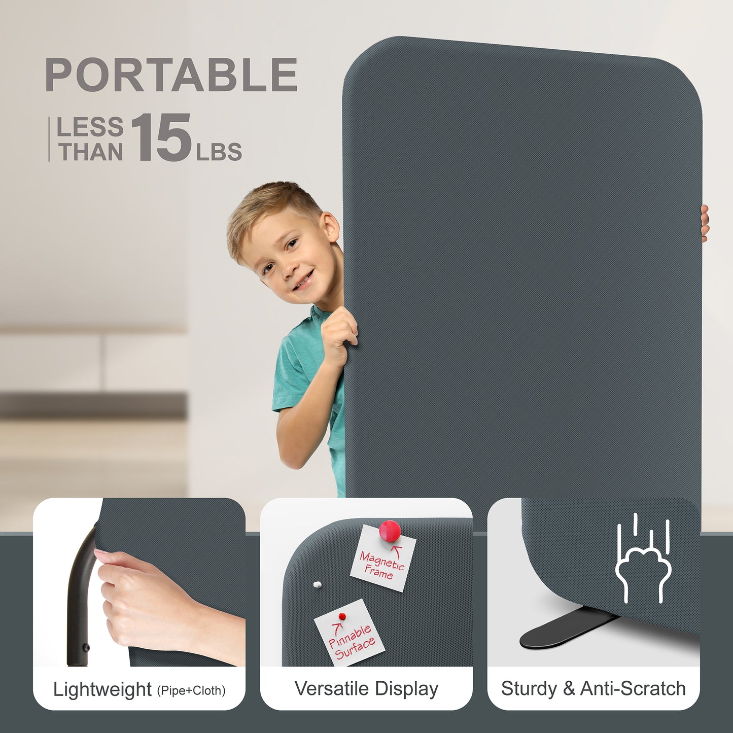 Standing Room Divider, 29"x65", Twilight