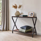Console Table, 41.4"x11.8"x29.3", Rustic Brown