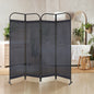 4 Panel Folding Room Divider 68"x71", Knight