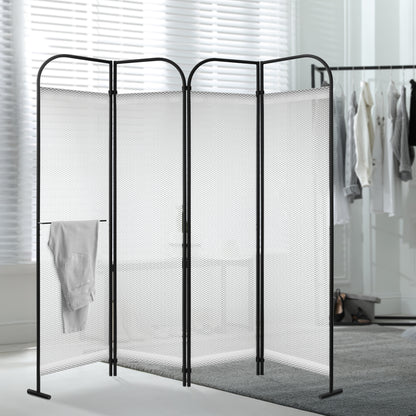 4 Panel Folding Room Divider 68"x71", Queen