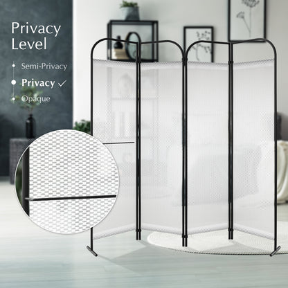 4 Panel Folding Room Divider 68"x71", Queen