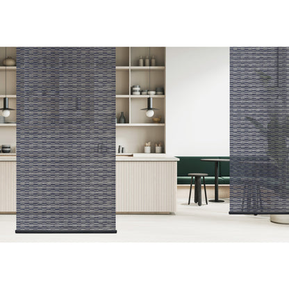 Hanging Room Divider, Natural Woven, 36" x 96" Pack of 2, Azurite