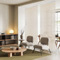 Hanging Room Divider, Natural Woven, 36" x 96" Pack of 2, Amber