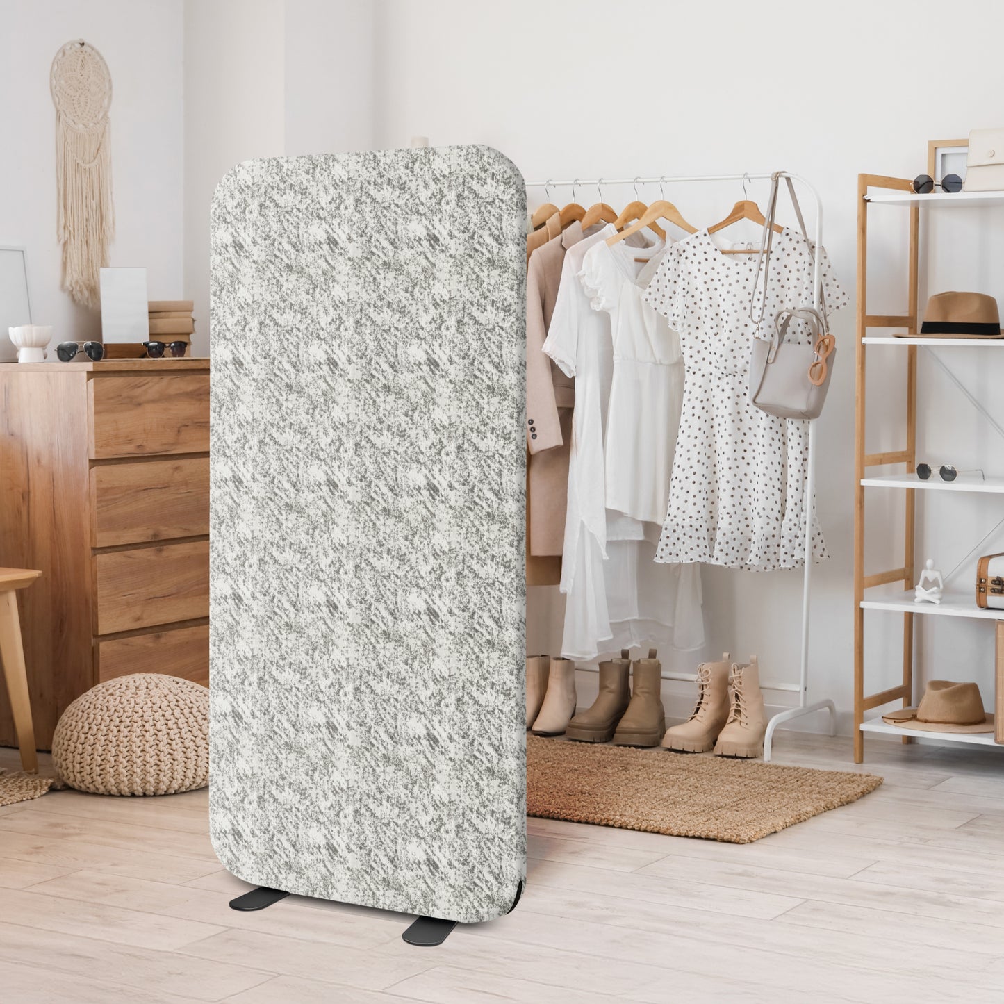 Premium Standing Room Divider, 29"x65", Marble