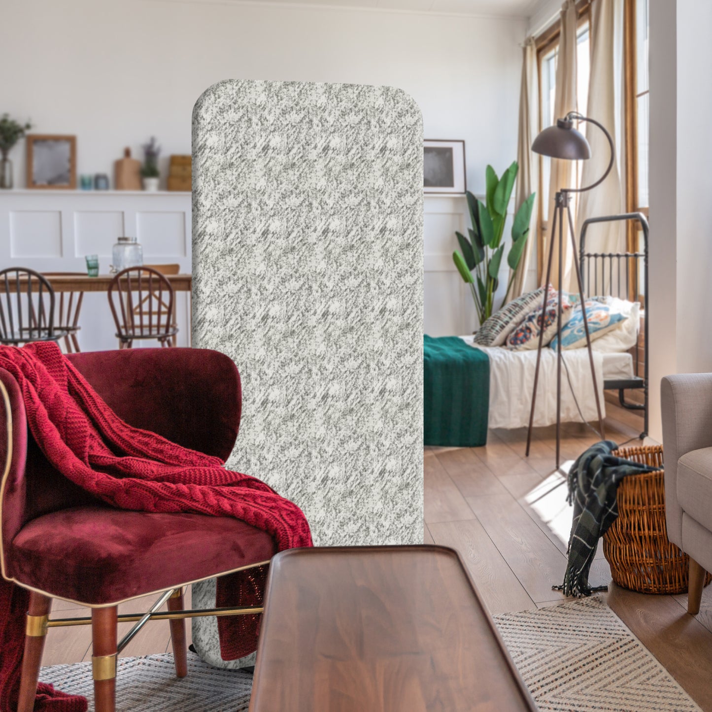 Premium Standing Room Divider, 29"x65", Marble