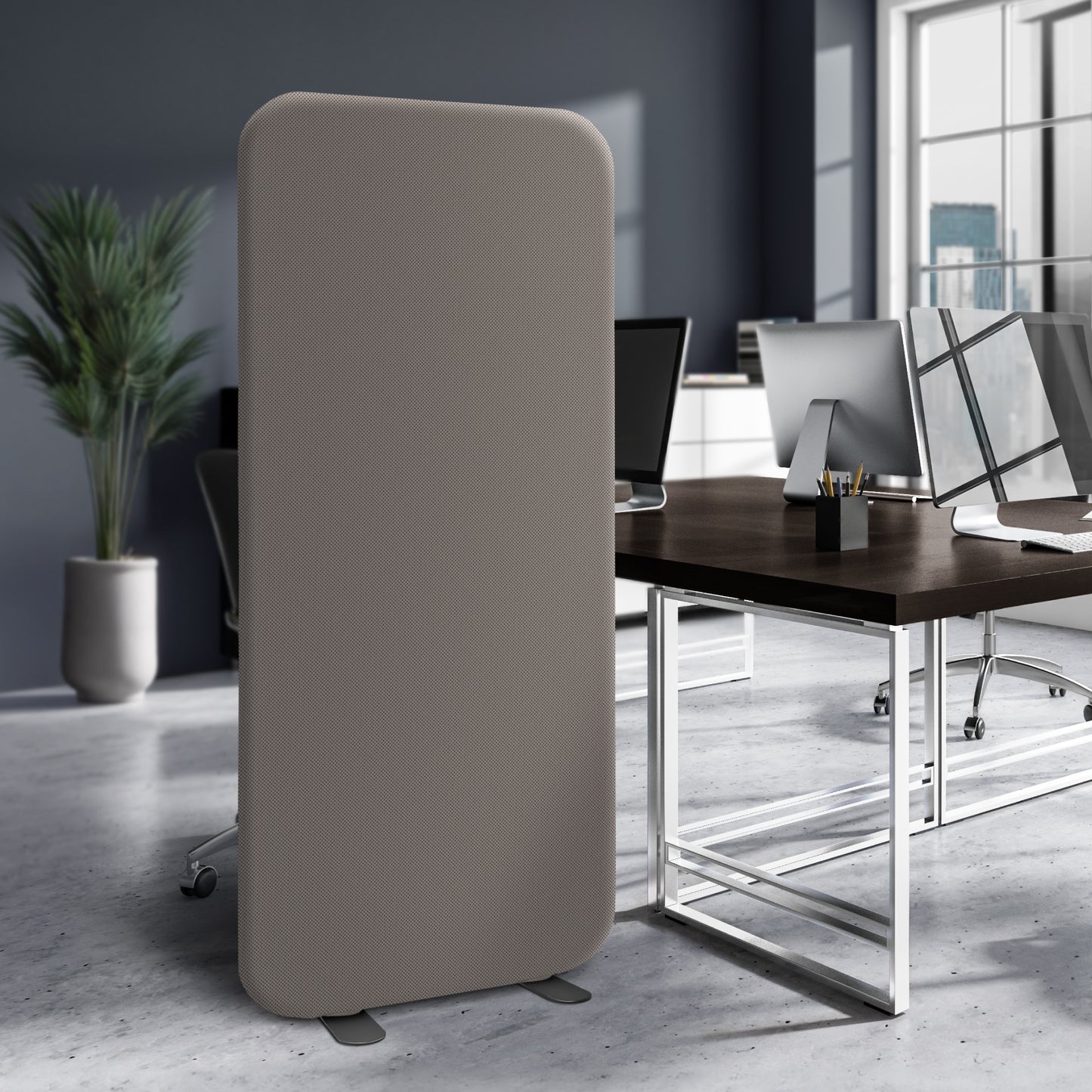 Standing Room Divider, 29"x65", Rock