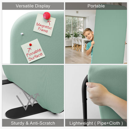 Standing Room Divider 29"x65", Aqua