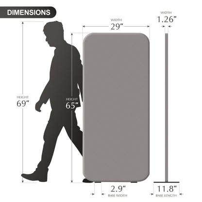 Standing Room Divider 29"x65", Sterling
