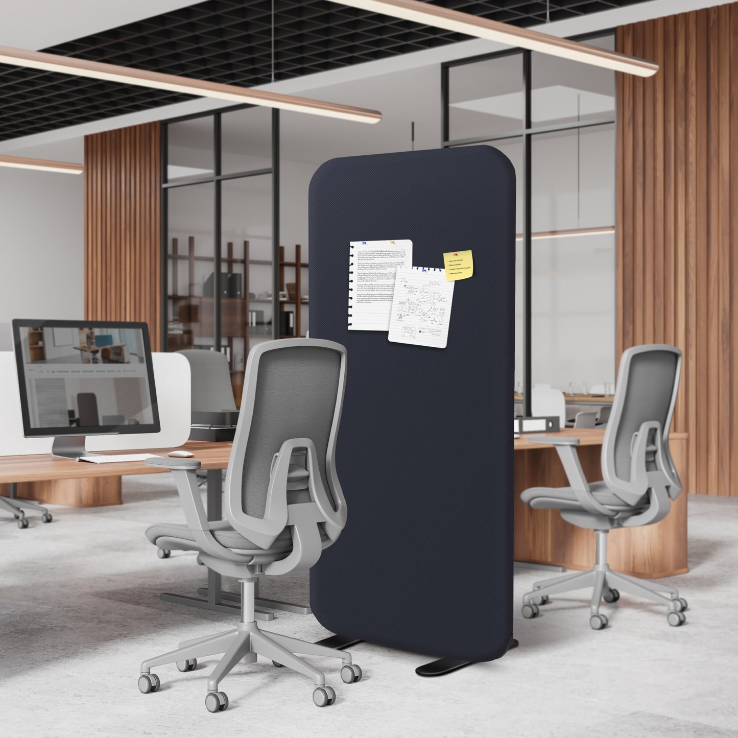 Standing Room Divider, 29"x65", Cobalt