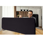 Freestanding Desk Divider 48"x18", Midnight