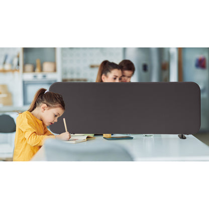 Freestanding Desk Divider 48"x18", Iron