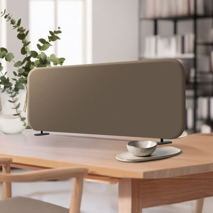 Freestanding Desk Divider, 48"x18", Taupe