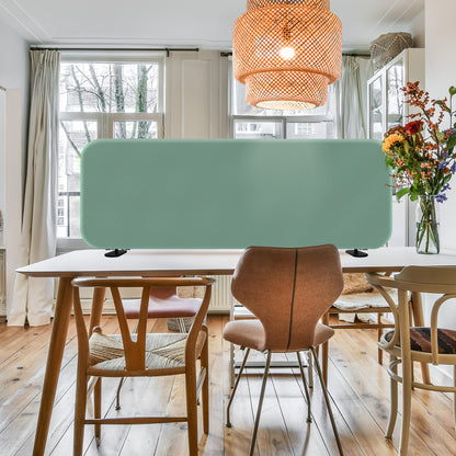 Freestanding Desk Divider, 48"x18", Aqua