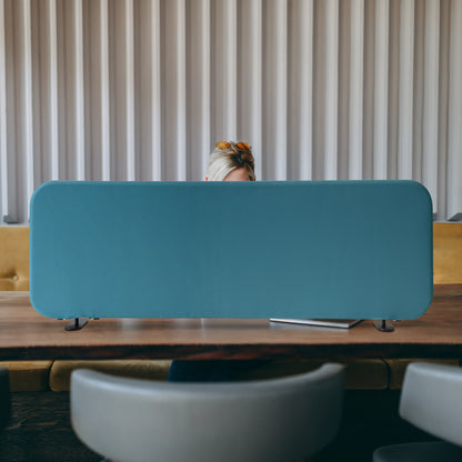 Freestanding Desk Divider 48"x18", Sapphire