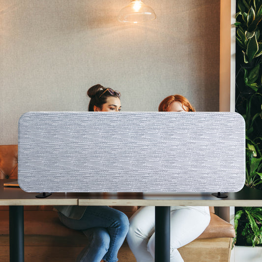 Freestanding Desk Divider 48"x18", Birch