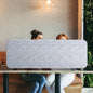 Freestanding Desk Divider 48"x18", Birch