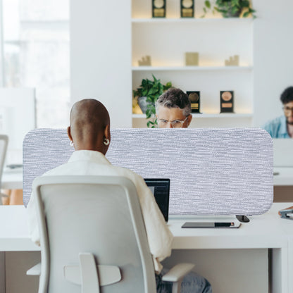 Freestanding Desk Divider, 48"x18", Birch