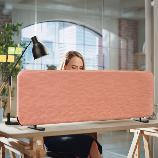 Freestanding Desk Divider 48"x18", Sakura