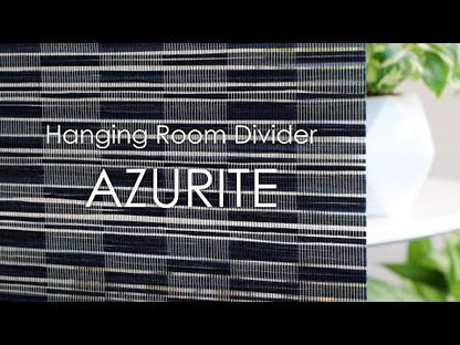 Hanging Room Divider, Natural Woven, 36" x 96" Pack of 2, Azurite